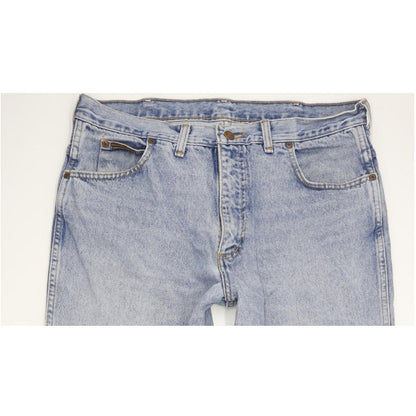 Wrangler Texas Men Blue Straight Regular Jeans W36 L31