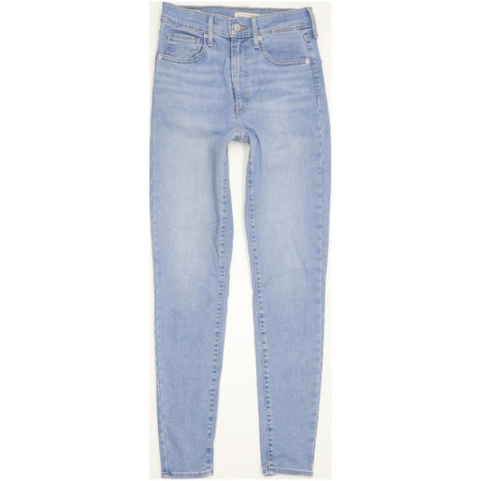 Levi's Mile Blue Skinny Slim Stretch Jeans High Waisted W27 L29