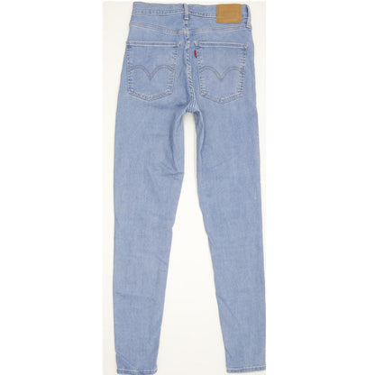 Levi's Mile Blue Skinny Slim Stretch Jeans High Waisted W27 L29