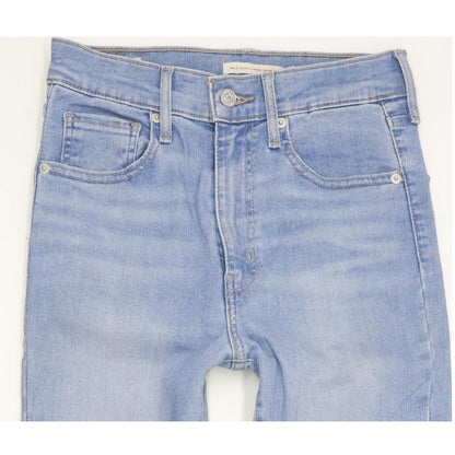 Levi's Mile Blue Skinny Slim Stretch Jeans High Waisted W27 L29