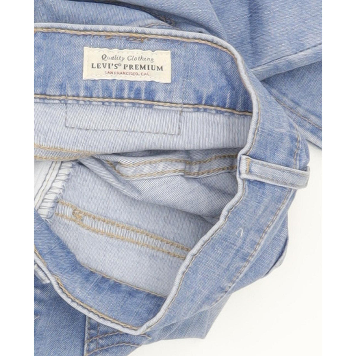 Levi's Mile Blue Skinny Slim Stretch Jeans High Waisted W27 L29