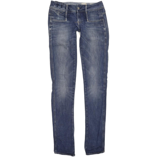 G-Star Cube Women Blue Skinny Slim Stretch Jeans W29 L35