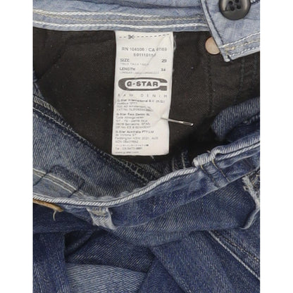 G-Star Cube Women Blue Skinny Slim Stretch Jeans W29 L35