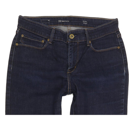 Levi's Demi Curve Women Blue Straight Slim Stretch Jeans W28 L31