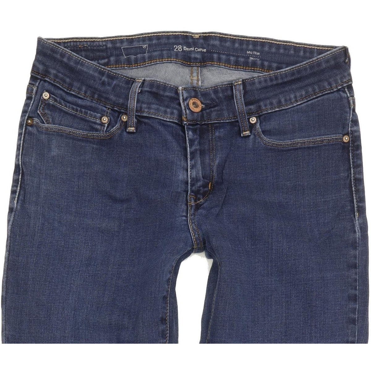 Levi's Demi Curve Women Blue Skinny Slim Stretch Jeans W28 L30