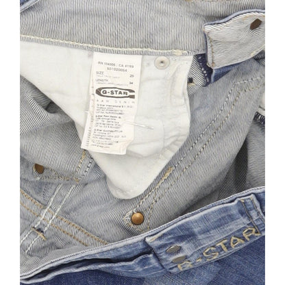 G-Star Midge Women Blue Straight Slim Stretch Jeans W29 L33