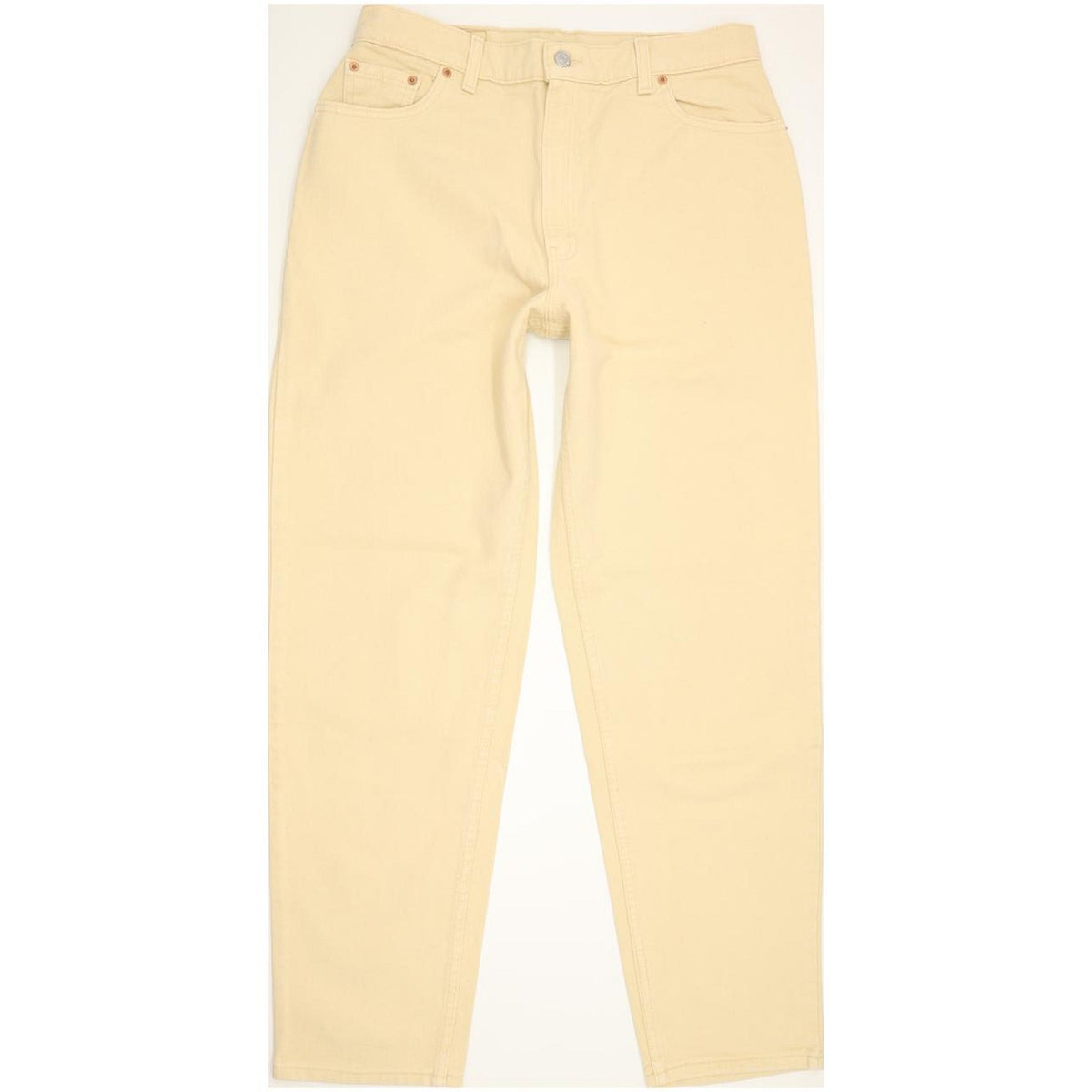 Levi's 550 Made in USA Beige Tapered Relaxed Mom Jeans High Waisted W34 L30