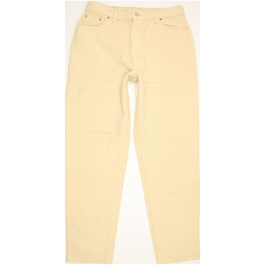 Levi's 550 Made in USA Beige Tapered Relaxed Mom Jeans High Waisted W34 L30