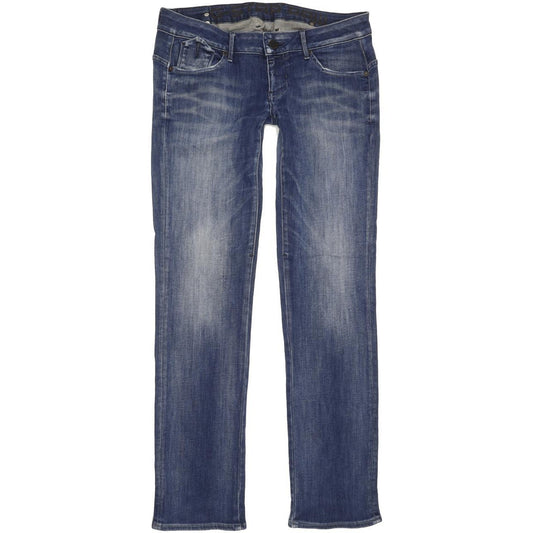G-Star Corvet Women Blue Straight Slim Stretch Jeans W31 L32