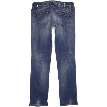 G-Star Corvet Women Blue Straight Slim Stretch Jeans W31 L32