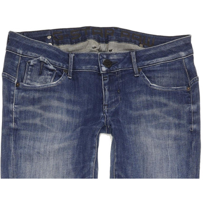G-Star Corvet Women Blue Straight Slim Stretch Jeans W31 L32