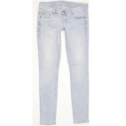 G-Star 3301 Low Super Women Blue Skinny Slim Stretch Jeans W26 L30
