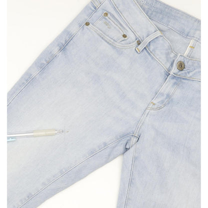 G-Star 3301 Low Super Women Blue Skinny Slim Stretch Jeans W26 L30