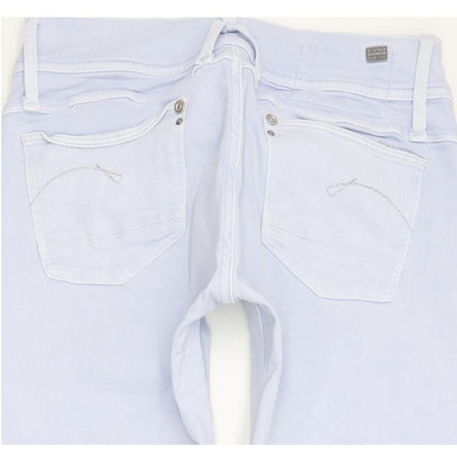 G-Star Lynn Women Blue Skinny Slim Stretch Jeans W28 L30