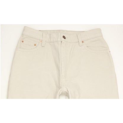 Levi's 550 Made in USA Beige Tapered Relaxed Mom Jeans High Waisted W32 L31