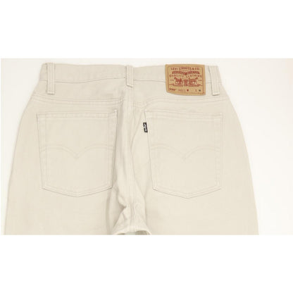 Levi's 550 Made in USA Beige Tapered Relaxed Mom Jeans High Waisted W32 L31