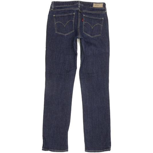 Levi's Demi Curve Women Blue Straight Slim Stretch Jeans W26 L29