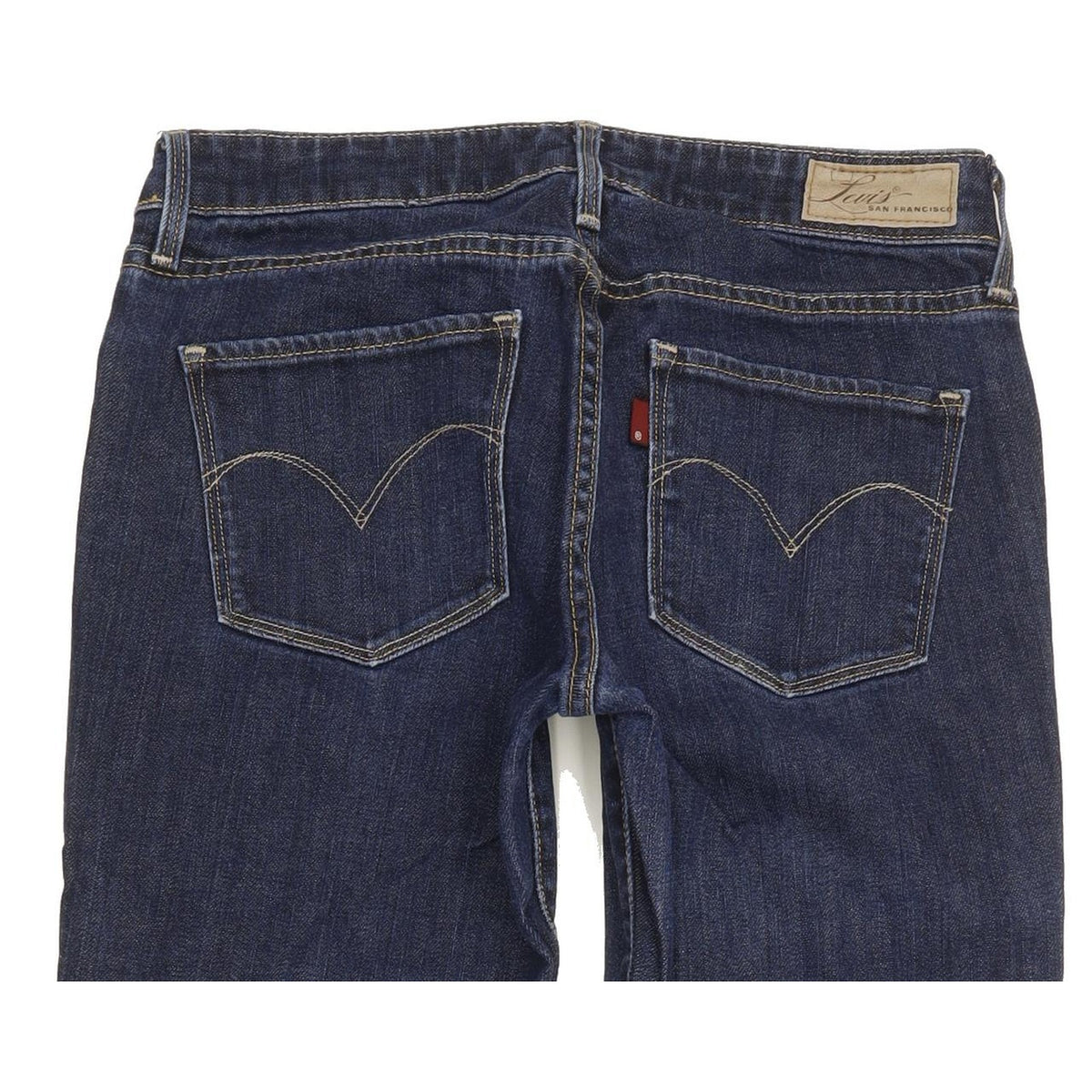 Levi's Demi Curve Women Blue Straight Slim Stretch Jeans W26 L29