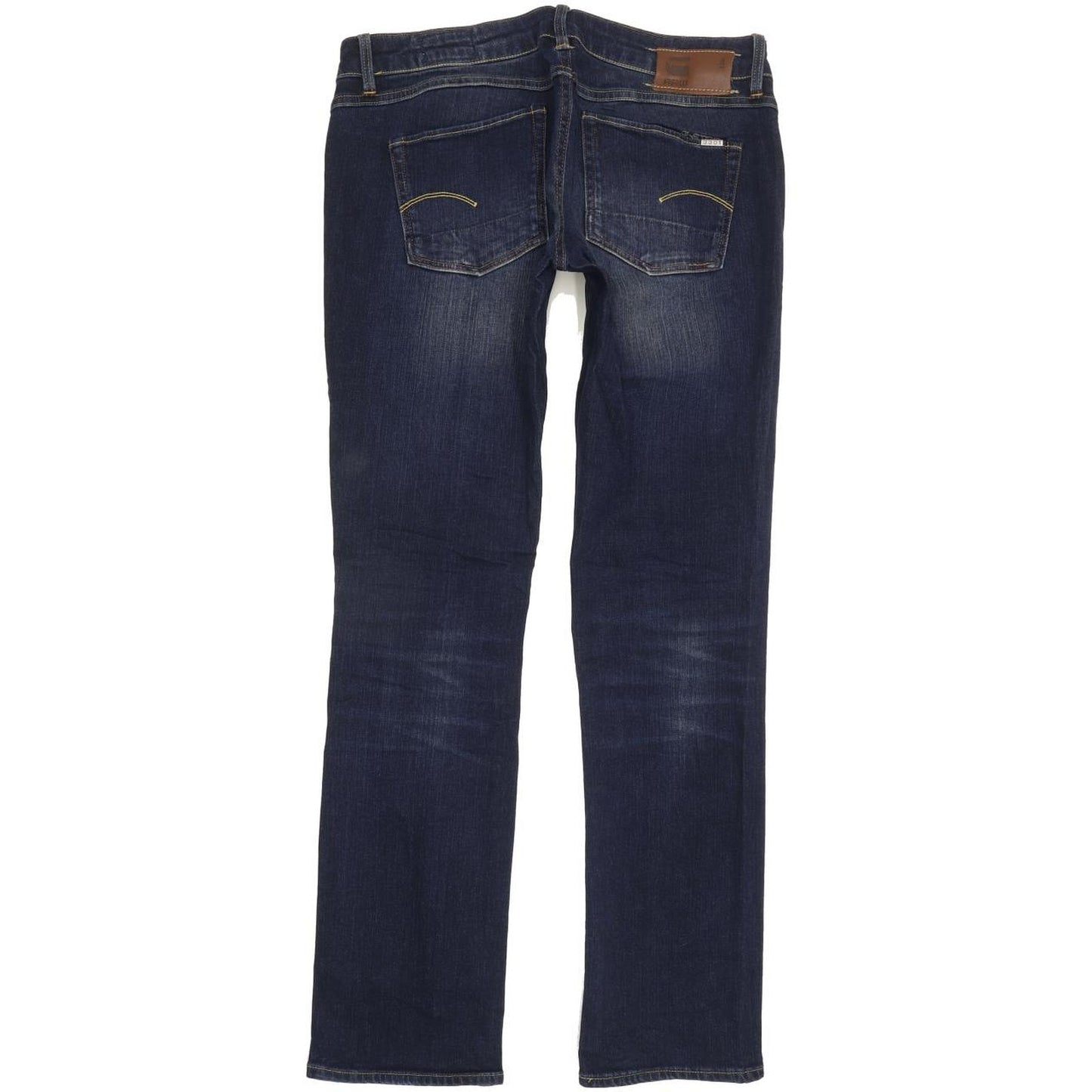 G-Star 3301 Women Blue Straight Slim Stretch Jeans W29 L30