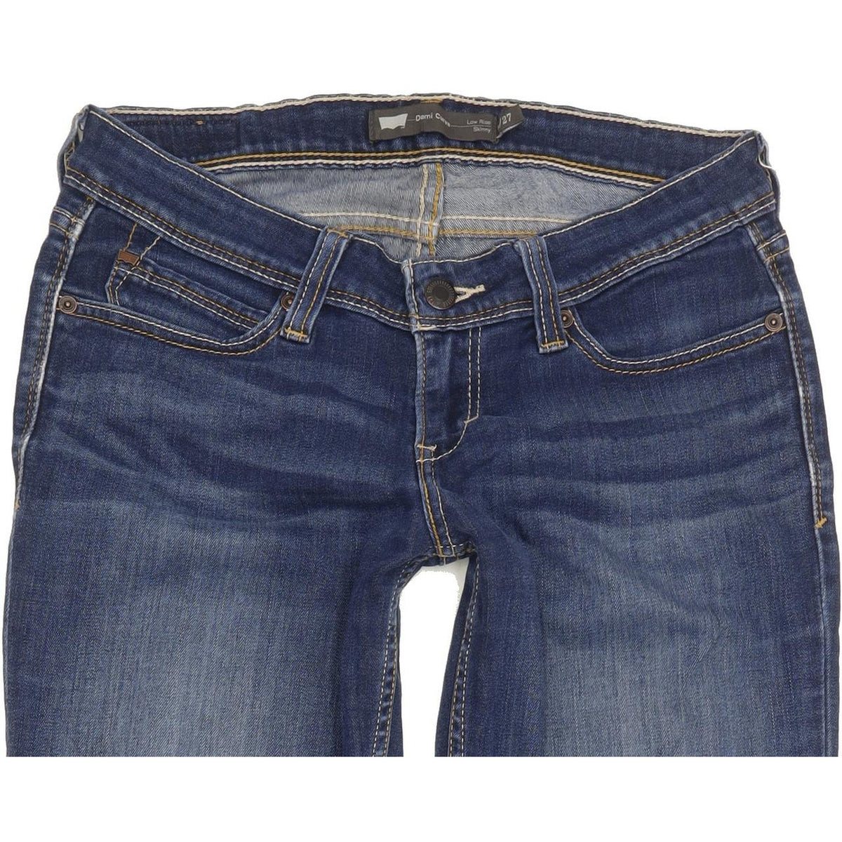 Levi's Demi Curve Women Blue Skinny Slim Stretch Jeans W27 L30