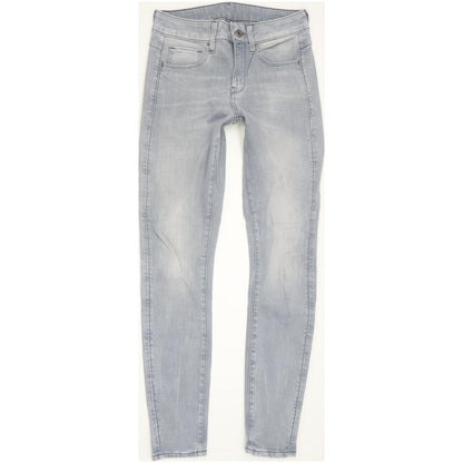 G-Star 3301 Deconst Women Blue Skinny Slim Stretch Jeans W26 L28
