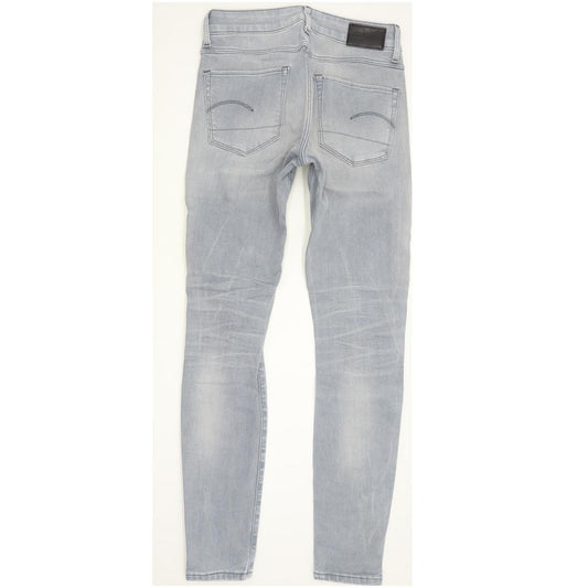 G-Star 3301 Deconst Women Blue Skinny Slim Stretch Jeans W26 L28