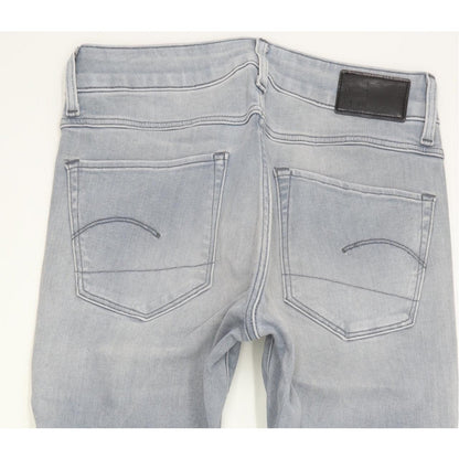 G-Star 3301 Deconst Women Blue Skinny Slim Stretch Jeans W26 L28