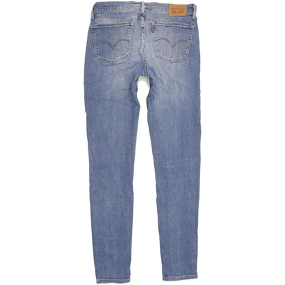 Levi's 710 Super Women Blue Skinny Slim Stretch Jeans W29 L29