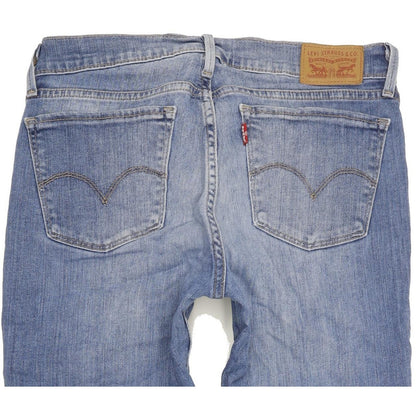 Levi's 710 Super Women Blue Skinny Slim Stretch Jeans W29 L29