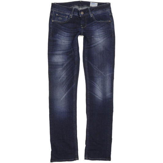 G-Star 3301 Women Blue Straight Slim Stretch Jeans W28 L32