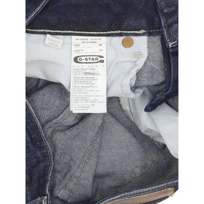 G-Star 3301 Women Blue Straight Slim Stretch Jeans W28 L32