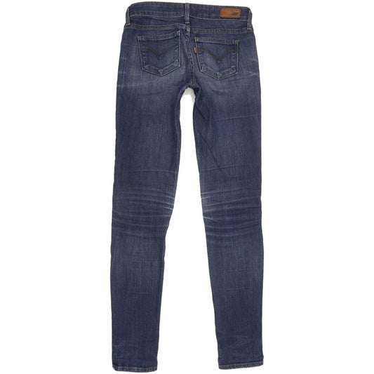 Levi's Slight Curve Women Blue Skinny Slim Stretch Jeans W24 L31