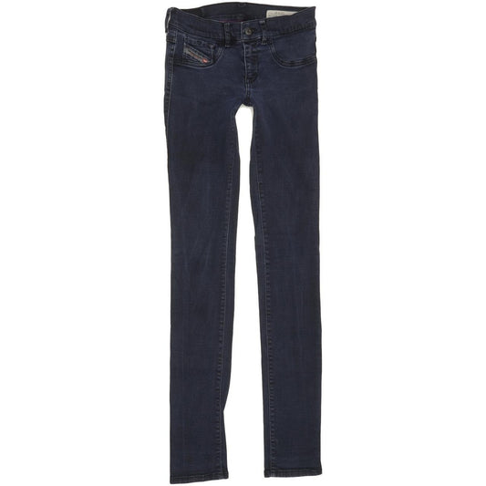 Diesel Livier 0800R Women Blue Skinny Slim Jegging Stretch Jeans W24 L32