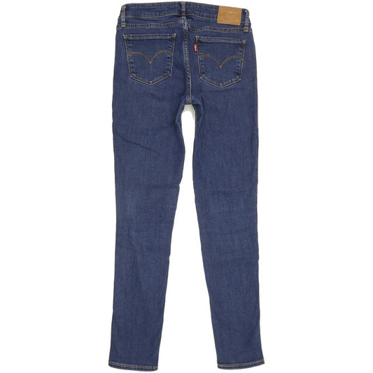 Levi's 711 Women Blue Skinny Slim Stretch Jeans W27 L29