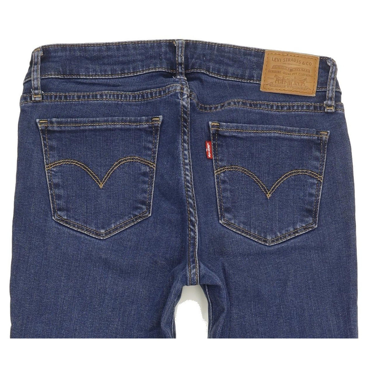 Levi's 711 Women Blue Skinny Slim Stretch Jeans W27 L29
