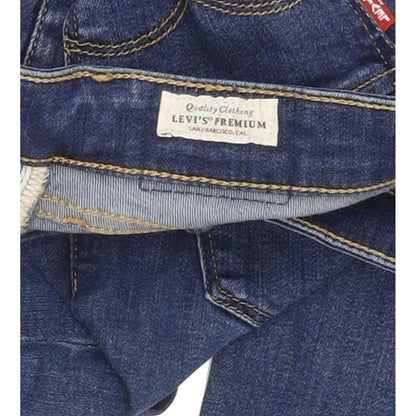 Levi's 711 Women Blue Skinny Slim Stretch Jeans W27 L29