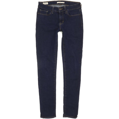Levi's 711 Women Blue Skinny Slim Stretch Jeans W28 L30
