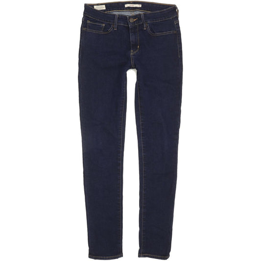 Levi's 711 Women Blue Skinny Slim Stretch Jeans W28 L30