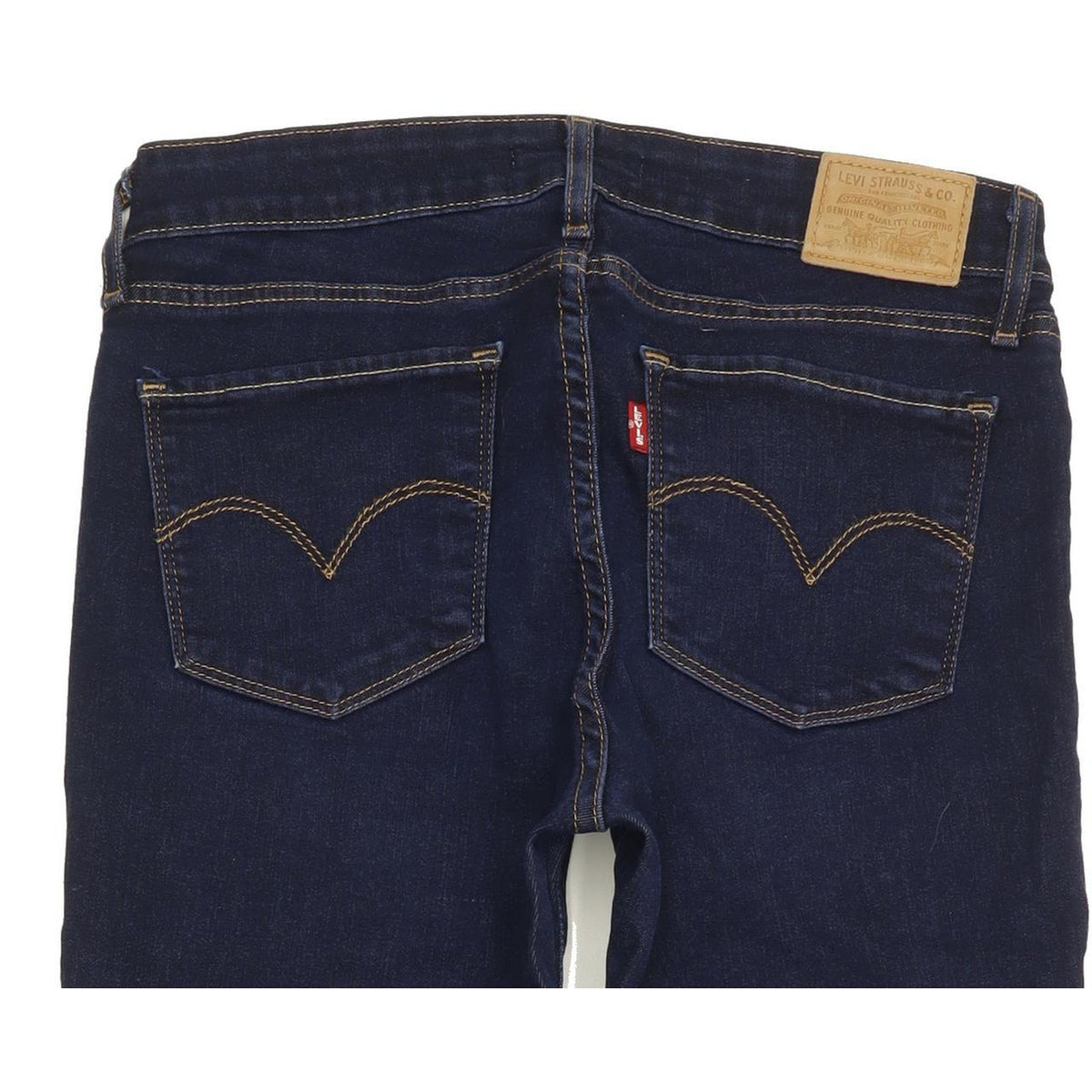 Levi's 711 Women Blue Skinny Slim Stretch Jeans W28 L30