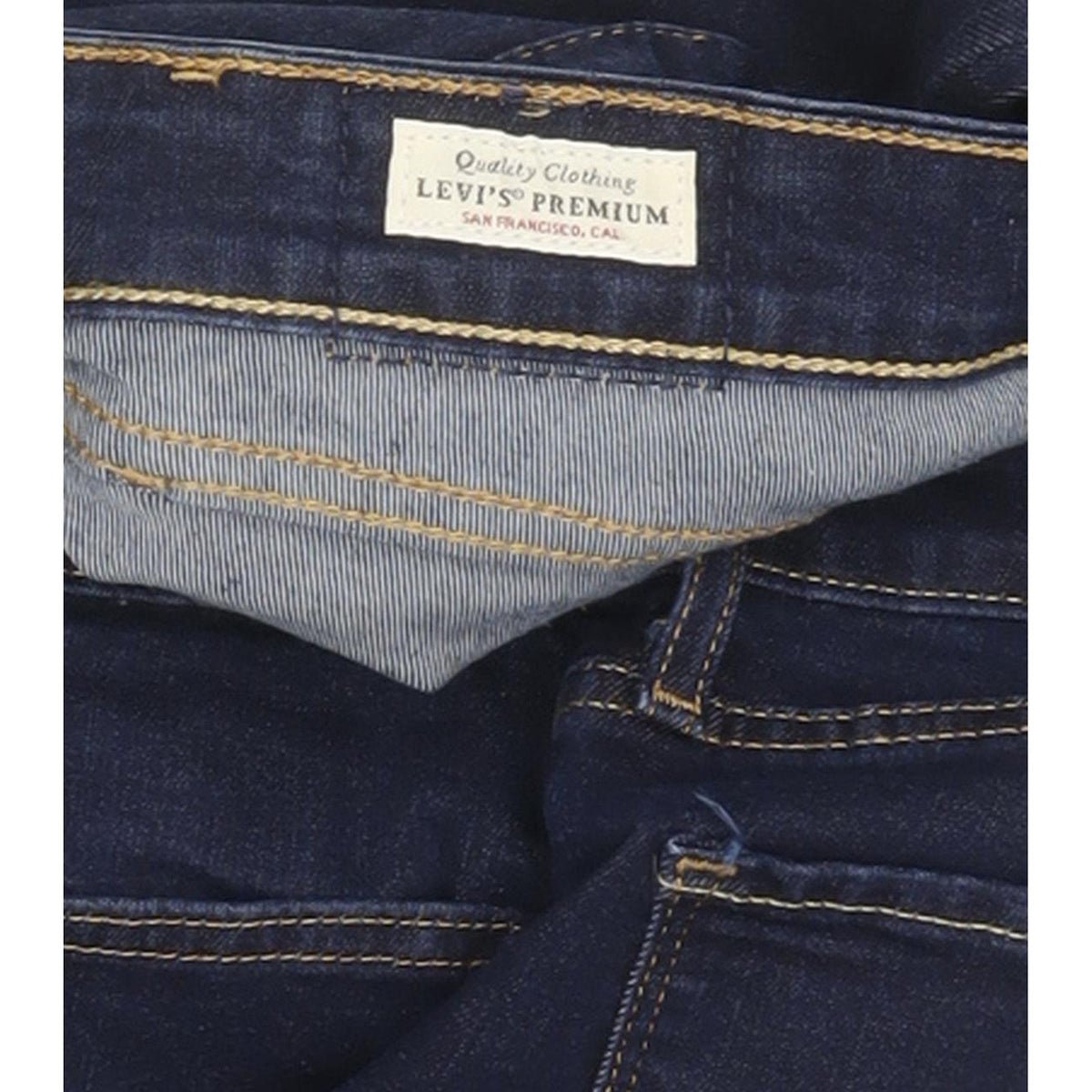 Levi's 711 Women Blue Skinny Slim Stretch Jeans W28 L30