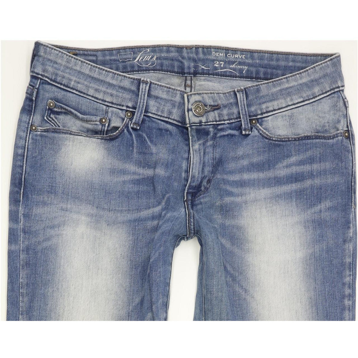 Levi's Demi Curve Women Blue Skinny Slim Stretch Jeans W27 L30