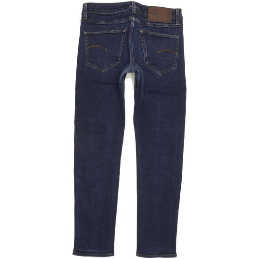 G-Star 3301 Deconstructed Men Blue Straight Slim Stretch Jeans W29 L29