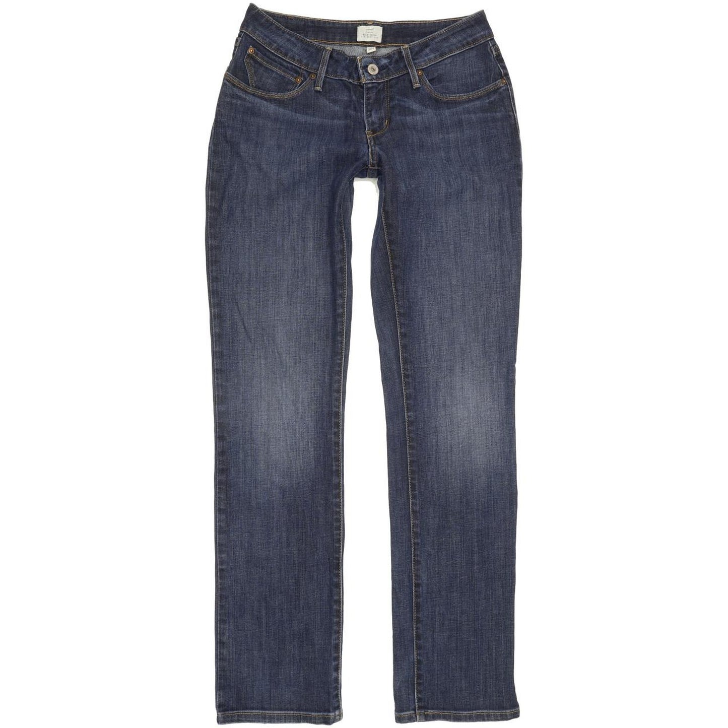 Levi's Bold Curve Women Blue Straight Slim Stretch Jeans W29 L32