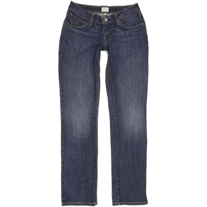 Levi's Bold Curve Women Blue Straight Slim Stretch Jeans W29 L32