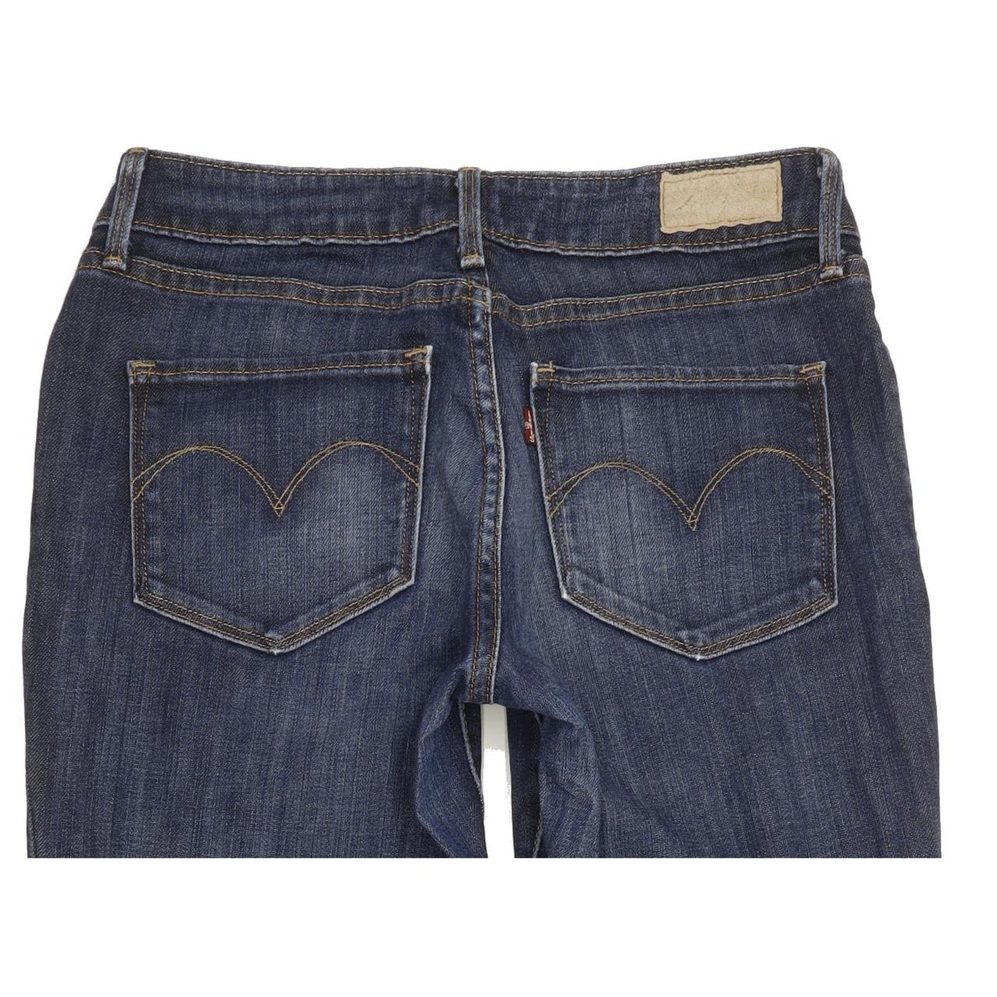 Levi's Bold Curve Women Blue Straight Slim Stretch Jeans W29 L32