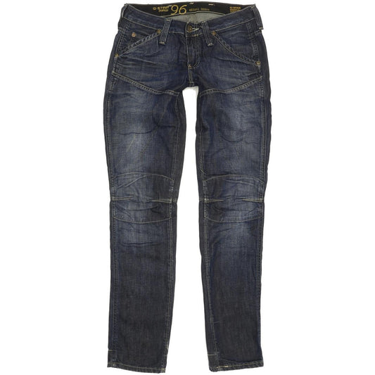 G-Star 3301 Women Blue Straight Slim Jeans W27 L31