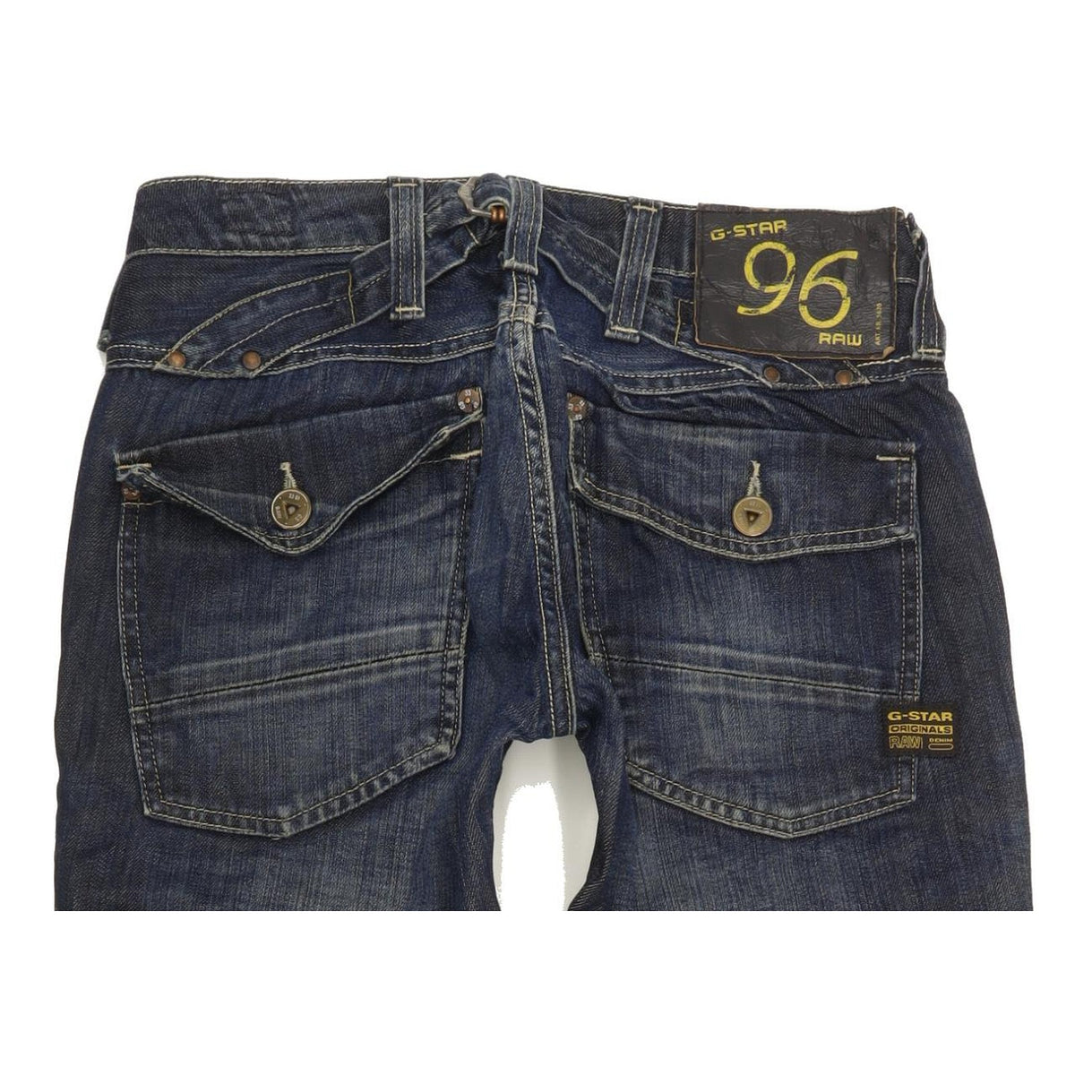 G-Star 3301 Women Blue Straight Slim Jeans W27 L31