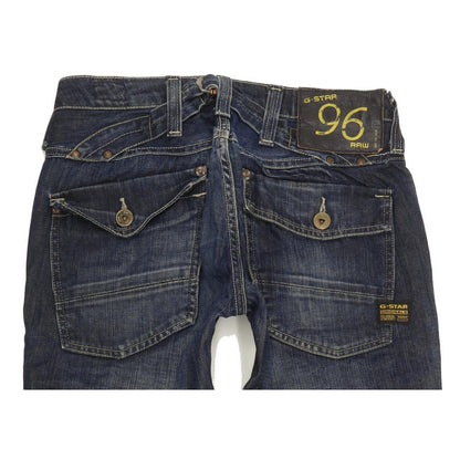 G-Star 3301 Women Blue Straight Slim Jeans W27 L31