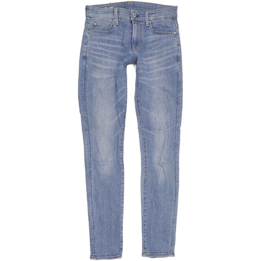 G-Star 3301 Men Blue Skinny Slim Stretch Jeans W27 L31