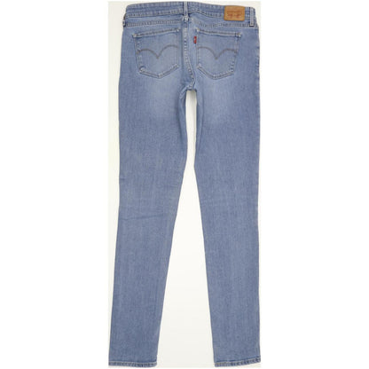 Levi's 711 Women Blue Skinny Slim Stretch Jeans W28 L32